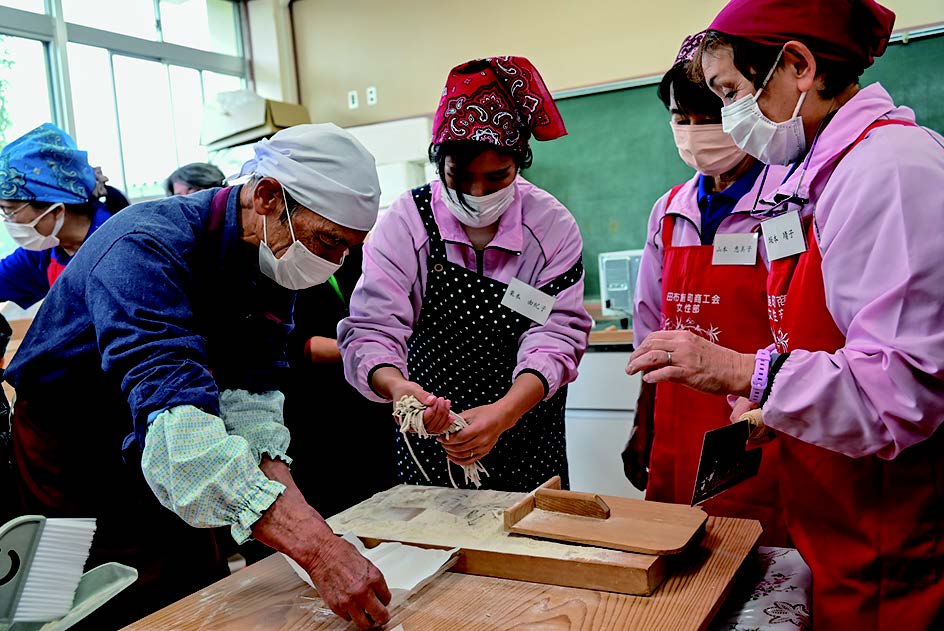 宇山そば　そば打ち体験　そば処さわやか茶屋